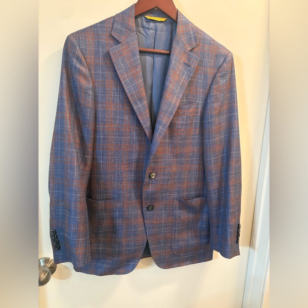 Canali Kei Custom Tailored From Harry Rosen made in Italy .